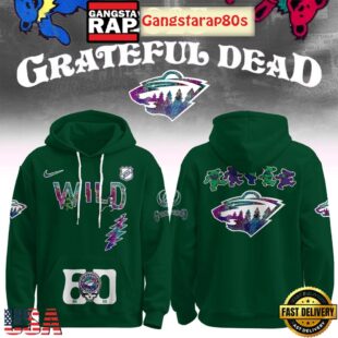 Minnesota Wild Grateful Dead 60 Years Special Edition All Over Print Hoodie