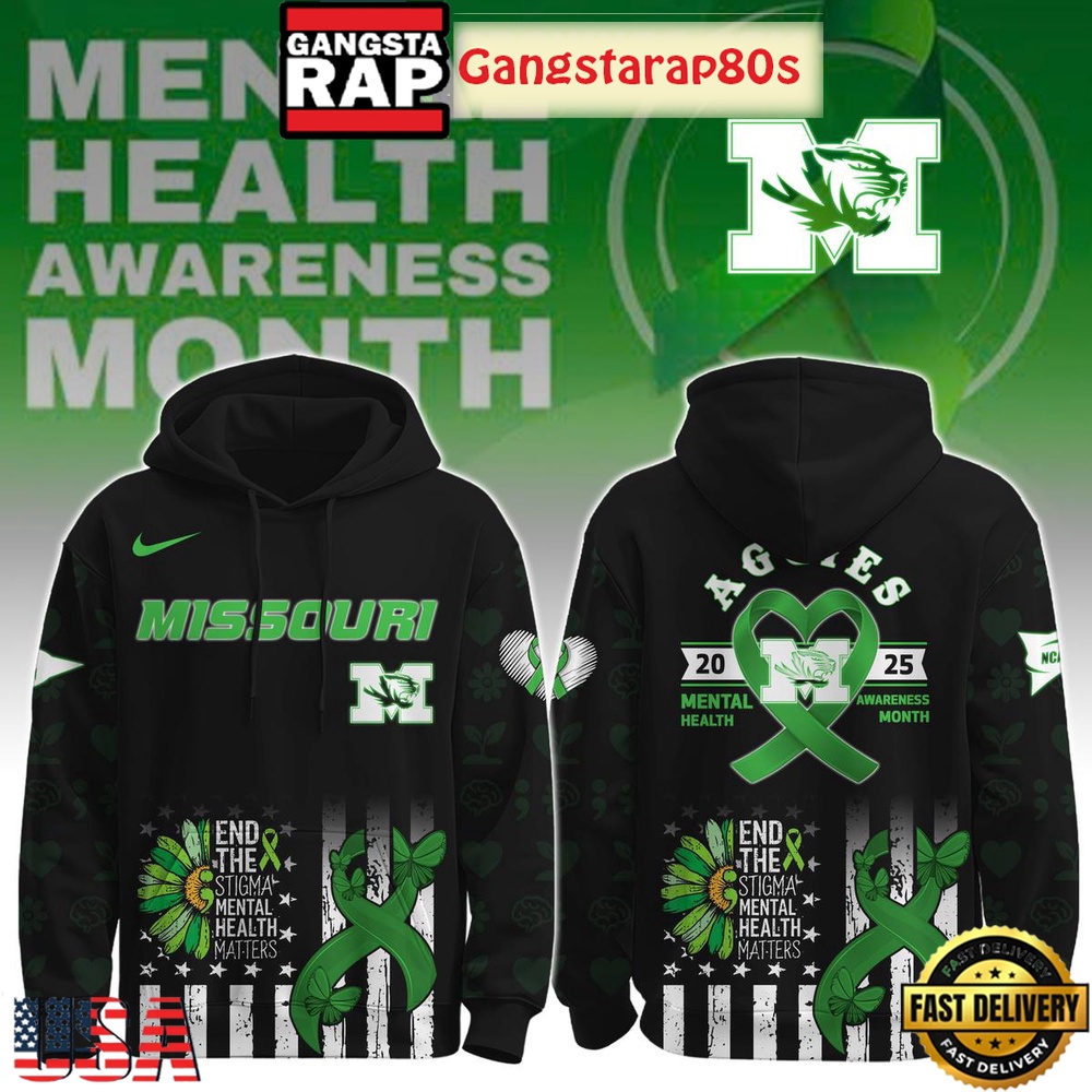 Missouri Tigers Mental Health Awareness Special Edition All Over Print Hoodie