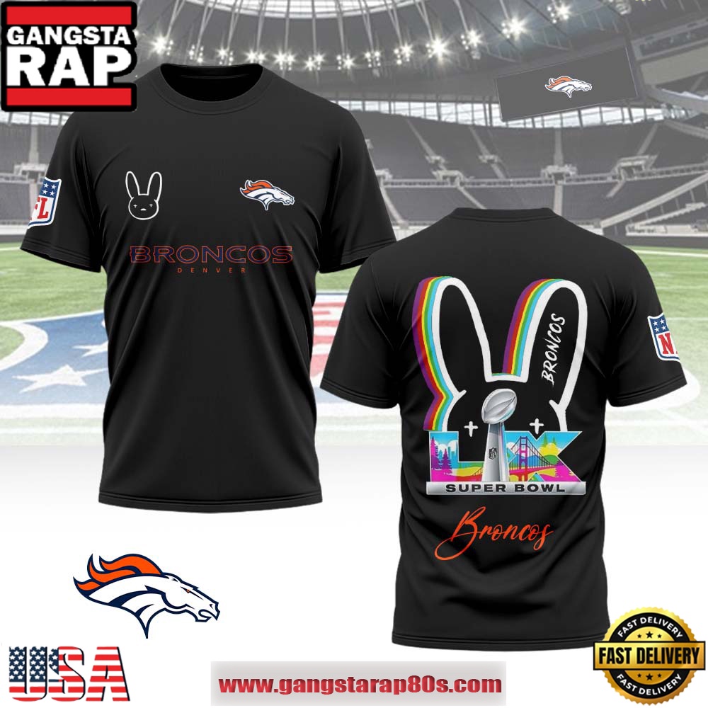 Mistmerch Denver Broncos x Bad Bunny Super Bowl LX 2026 All Over Print Shirt
