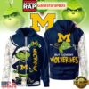 NCAA Michigan Wolverines Funny Grinch Football 2025-2026 Zip Hoodie Shirt