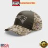New England Patriots Nike Olive-Camo Salute to Service 2025 Cap Hats