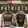 New England Patriots Nike Olive-Camo Salute to Service 2025 Hoodie