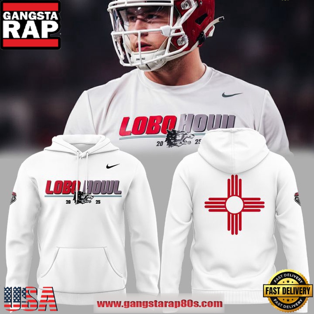 New Mexico Lobos LOBO HOWL Hoodie Shirt