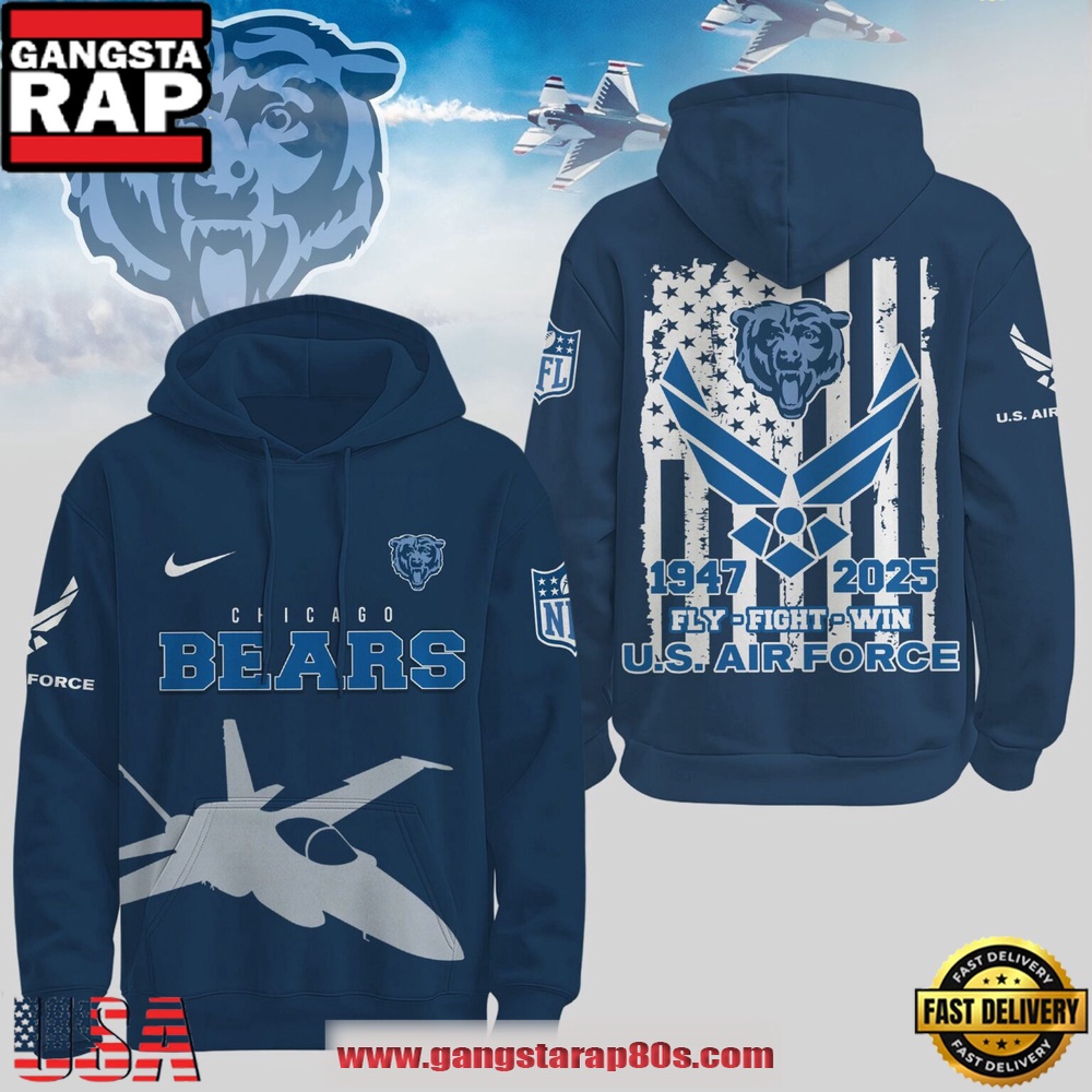 NFL Chicago Bears U.S. Air Force 78th Anniversary Hoodie
