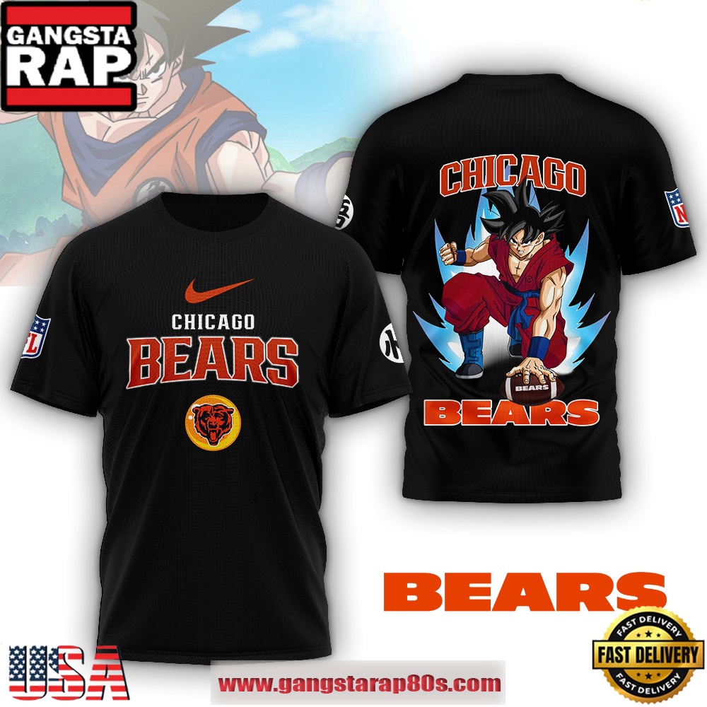 NFL Chicago Bears x Dragon Ball Z Special T Shirt