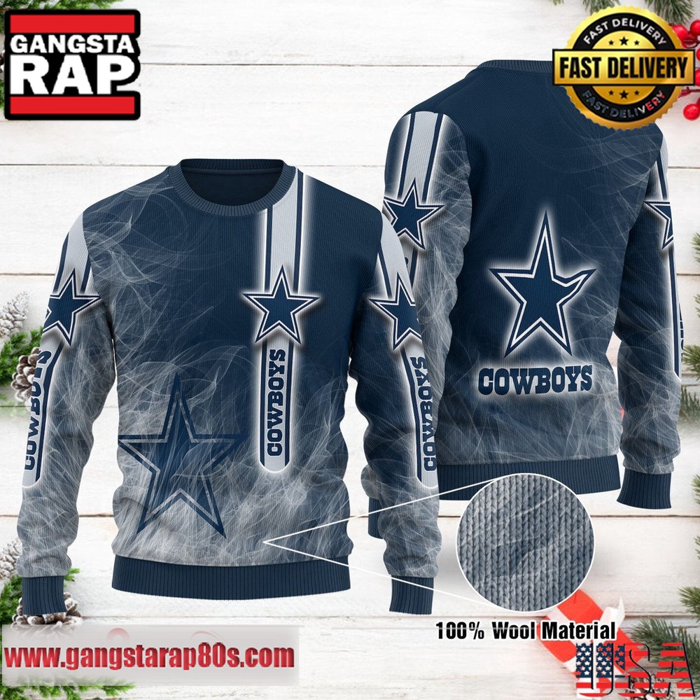 NFL Dallas Cowboys New Edition 2025 Ugly Christmas Sweater