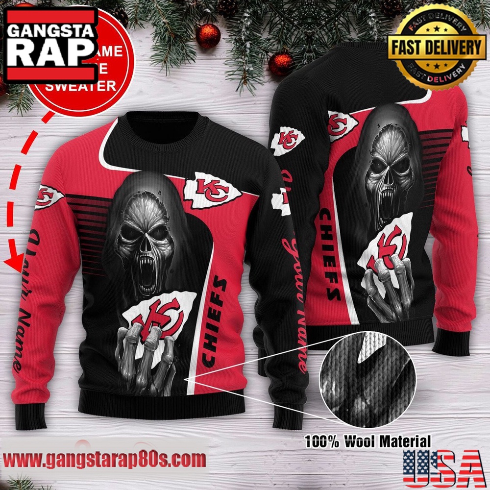 NFL Kansas City Chiefs New Season 2025-26 Custom Ugly Christmas Sweater