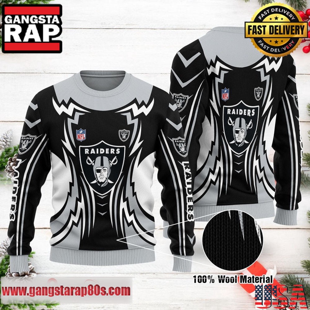 NFL Las Vegas Raiders New Edition 2025 Ugly Christmas Sweater