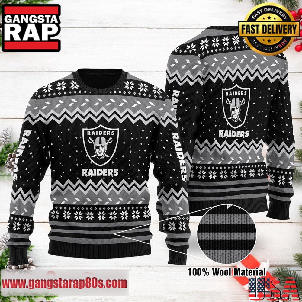 NFL Las Vegas Raiders New Edition 2025 Ugly Xmas Sweater