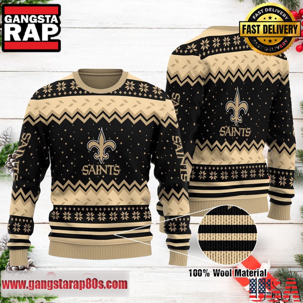 NFL New Orleans Saints New Edition 2025 Ugly Christmas Sweater