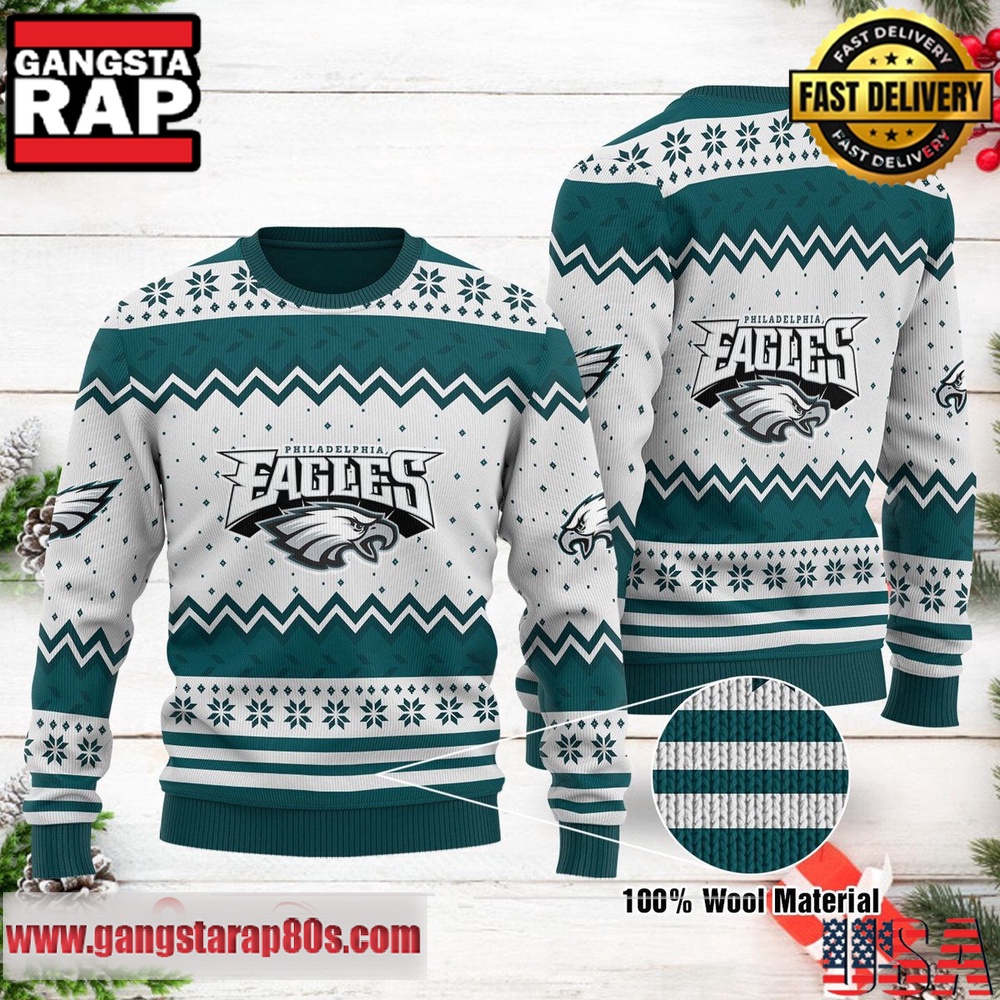 NFL Philadelphia Eagles New Season 2025-26 Ugly Christmas Sweater