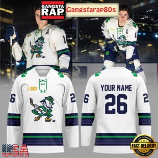 Notre Dame Fighting Irish Leprechaun Hockey 2025 Special Custom Hockey Jersey
