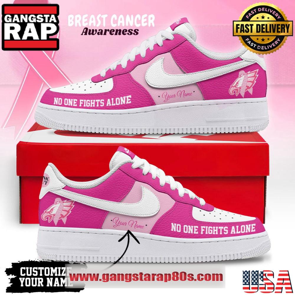 Philadelphia Eagles Breast Cancer Awareness October Air Force 1 Shoes Sneaker