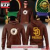 San Diego Padres Swinging Friar All Over Print Hoodie Shirt 2025