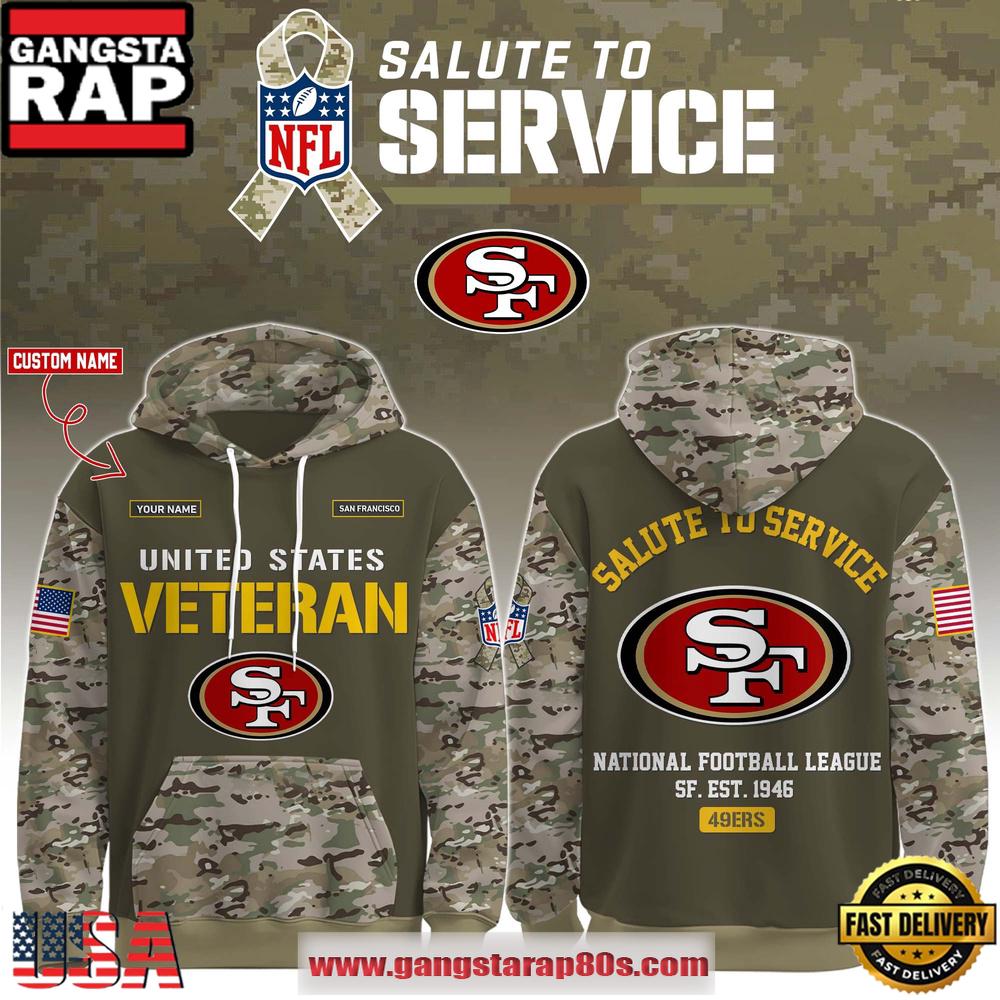 San Francisco 49ers 2025 NFL Veteran Birthday Limited Edition Hoodie Shirt