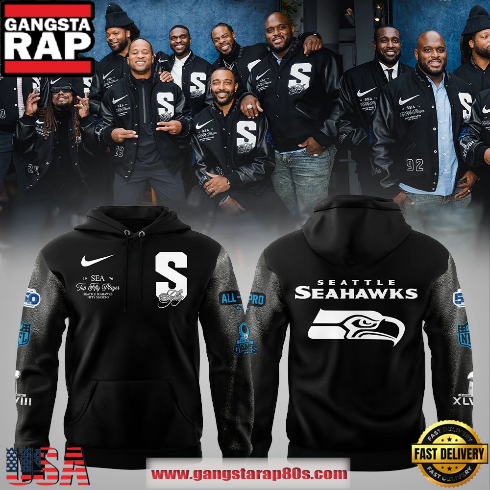 Seattle Seahawks Top Fifty Player Limited All Over Print Hoodie