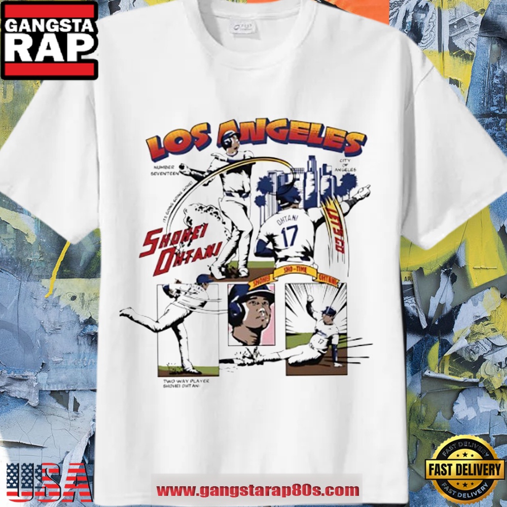 Shohei Ohtani Two-way Player Los Angeles Dodgers T Shirt Shohei Ohtani Two-way Player Los Angeles Dodgers T Shirt