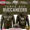 Tampa Bay Buccaneers Nike Olive 2025 Salute to Service Sideline Hoodie 2 Tampa Bay Buccaneers Nike Olive 2025 Salute to Service Sideline Hoodie