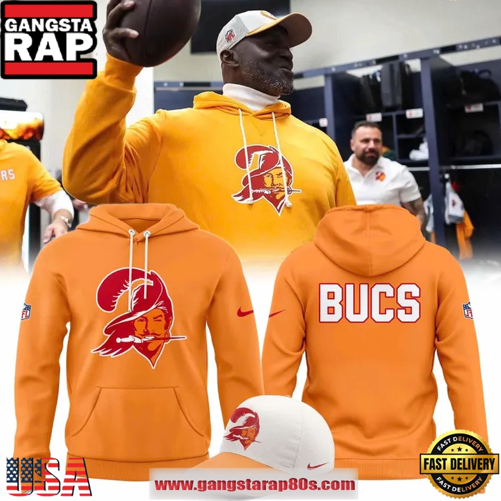 Tampa Bay Buccaneers Nike Orange 50th anniversary Sideline Unisex Hoodie