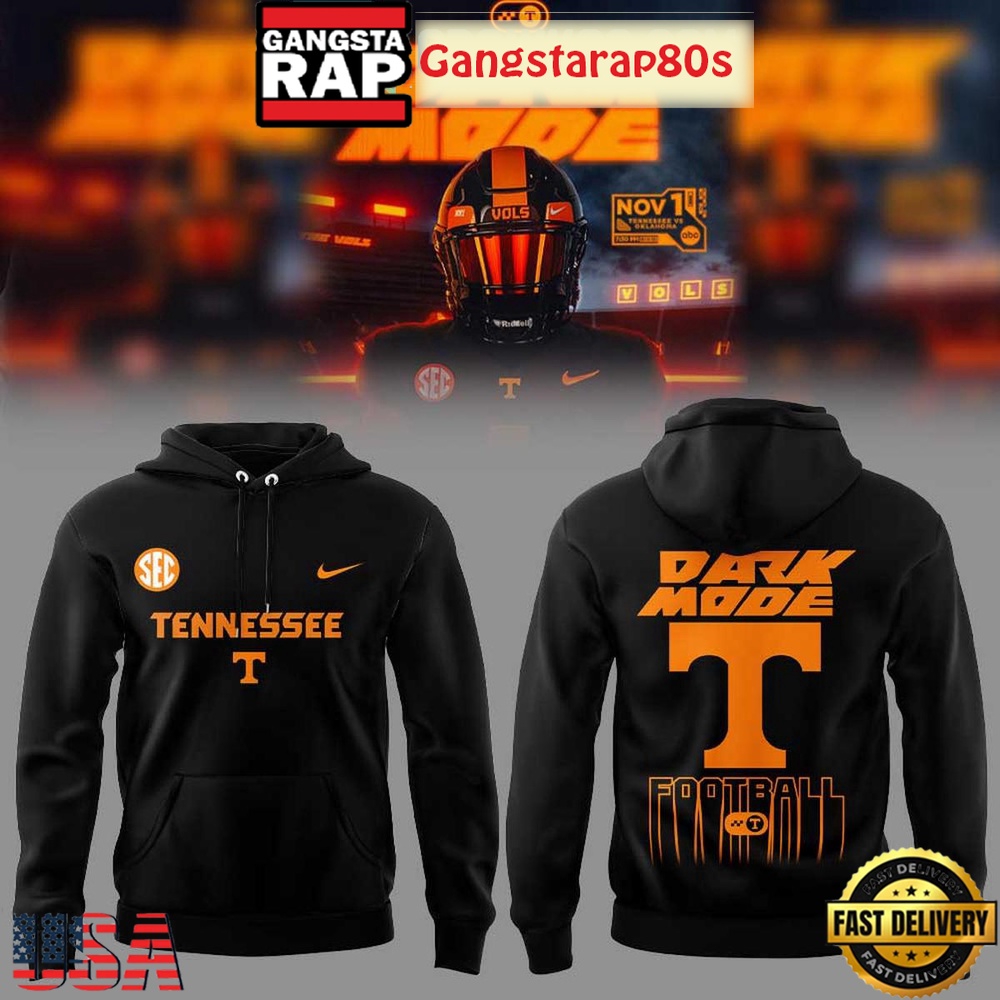 Tennessee Volunteers Dark Mode 2025 Unisex Hoodie