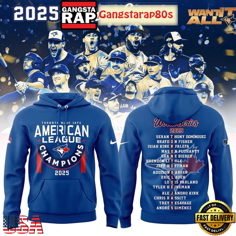 Toronto Blue Jays World Series 2025 Champions Unisex Hoodie