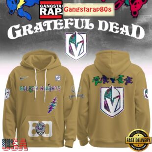 Vegas Golden Knights Grateful Dead 60 Years Special Edition All Over Print Hoodie