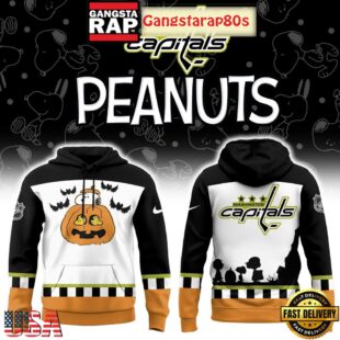 Washington Capitals Snoopy Peanuts Halloween 2025 Unisex Hoodie