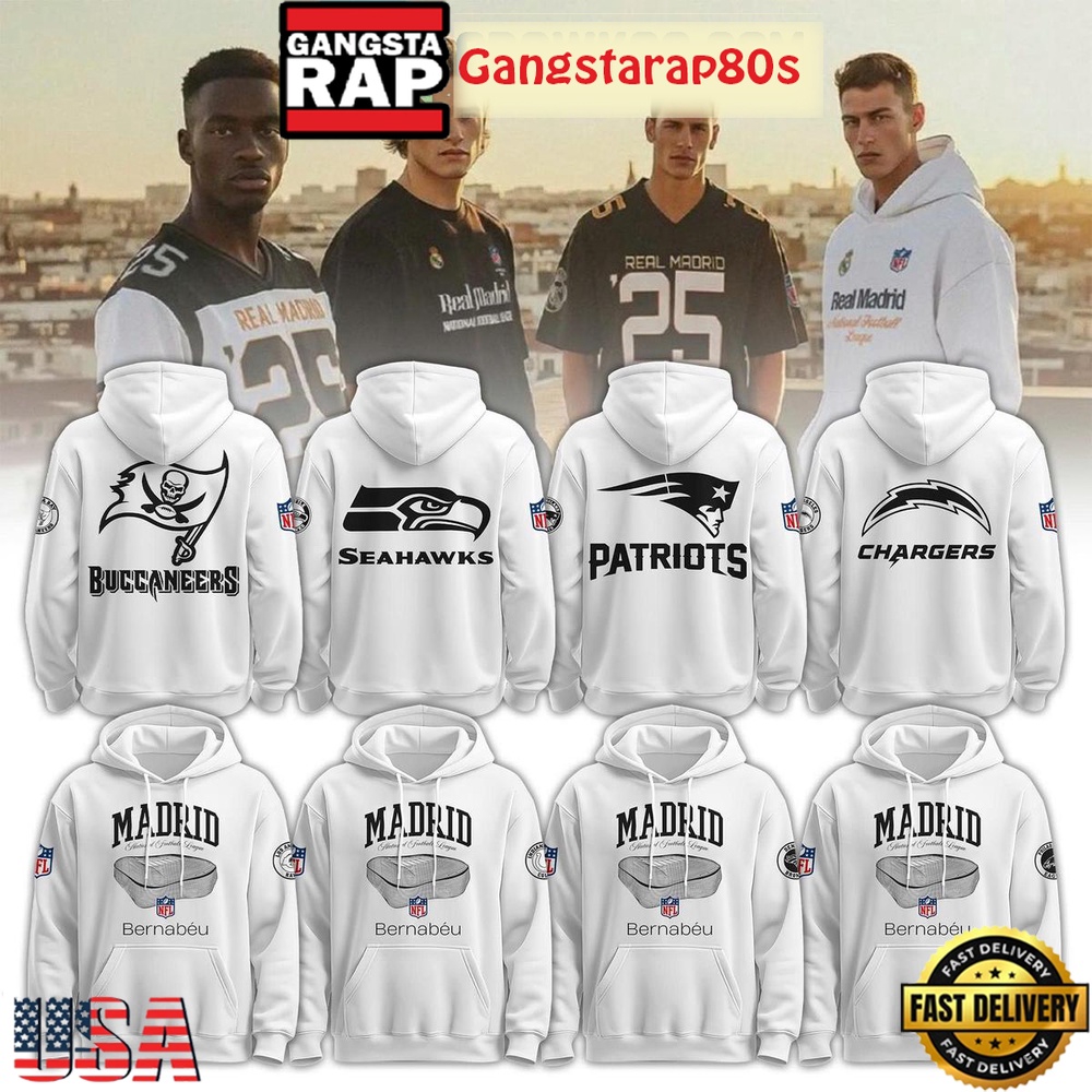 All NFL Team x The Madridistas Real Madrid Limited Edition Hoodie All NFL Team x The Madridistas Real Madrid Limited Edition Hoodie