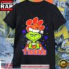 Clemson Tigers X Grinch Heart Hand Christmas 2025 T Shirt