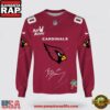 Custom Name Arizona Cardinals x Bad Bunny Super Bowl 2026 3D Sweatshirt