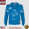 Custom Name Detroit Lions x Bad Bunny Super Bowl 2026 3D Sweatshirt