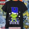 Duke Blue Devils x Grinch Heart Hand Christmas 2025 T Shirt