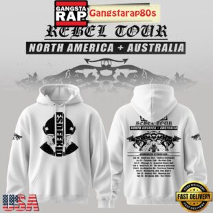 EsDeeKid The Rebel Tour 2026 White Limited Edition Hoodie