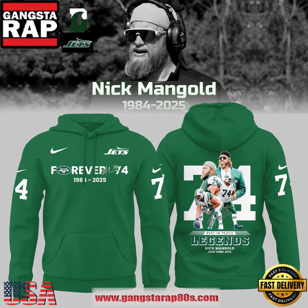 Forever. 74 Nick Mangold Will Forever Be A Jet Unisex Hoodie Forever. 74 Nick Mangold Will Forever Be A Jet Unisex Hoodie