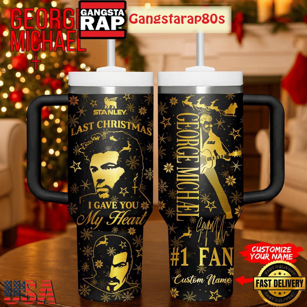 George Michael Last Christmas I Gave You My Heart Custom Tumbler 40oz George Michael Last Christmas I Gave You My Heart Custom Tumbler 40oz