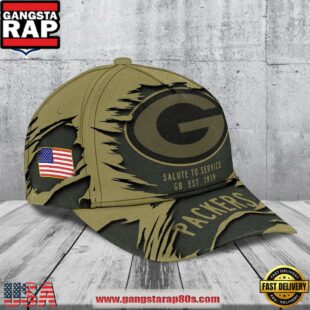 Green Bay Packers 2025 Salute to Service Classic Baseball Cap