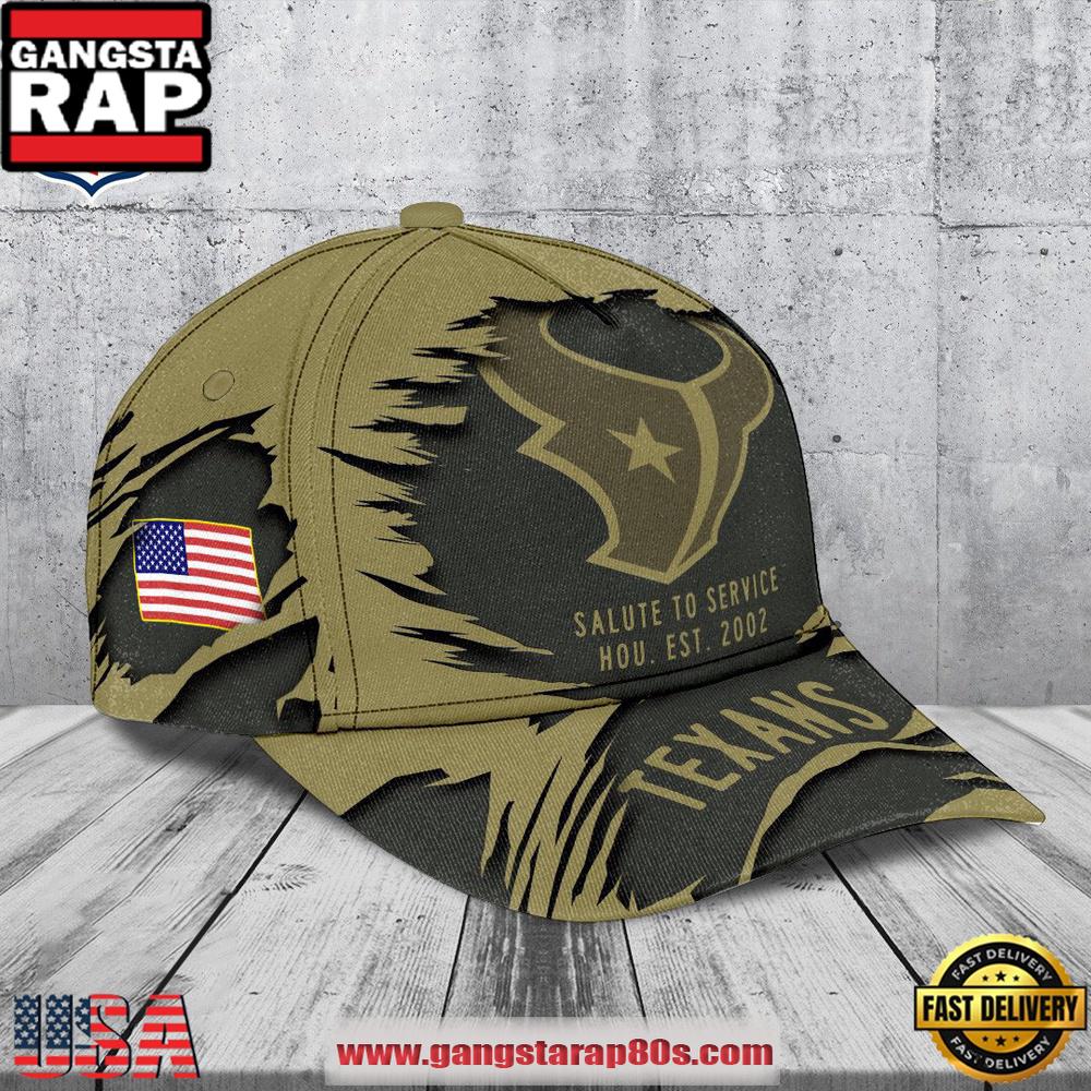 Houston Texans 2025 Salute to Service Classic Baseball Cap