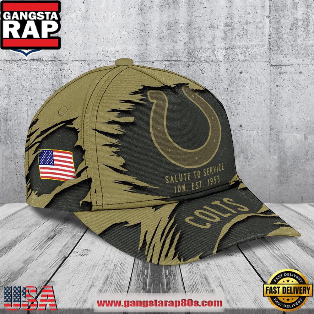 Indianapolis Colts 2025 Salute to Service Classic Baseball Cap