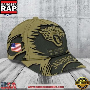 Jacksonville Jaguars 2025 Salute to Service Classic Baseball Cap
