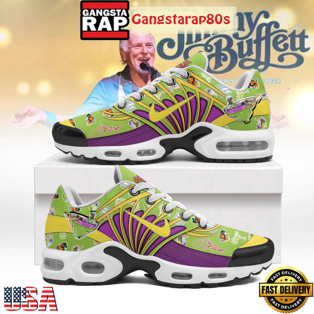 Jimmy Buffett It’s Five O’Clock Somewhere Special Edition Air Max Plus Shoes Running Sneakers Jimmy Buffett It’s Five O’Clock Somewhere Special Edition Air Max Plus Shoes Running Sneakers