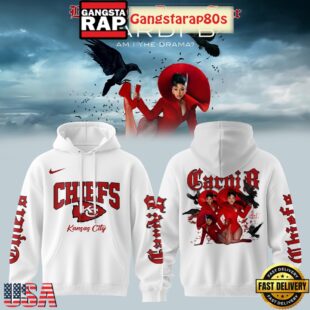Kansas City Chiefs x Cardi B Little Miss Drama Tour 2026 Limited Edition Hoodie