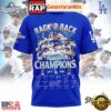 Los Angeles Dodgers Celebration Back 2 Back World Series Champions 3D Shirt 2 Los Angeles Dodgers Celebration Back 2 Back World Series Champions 3D Shirt