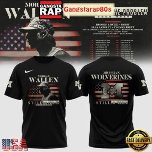 Michigan Wolverines x Morgan Wallen Still The Problem 2026 Tour Shirt