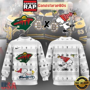 Minnesota Wild x Snoopy Winter Ugly Xmas Sweater