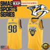 Nashville Predators Smashville Sports Series Custom Basketball Jersey