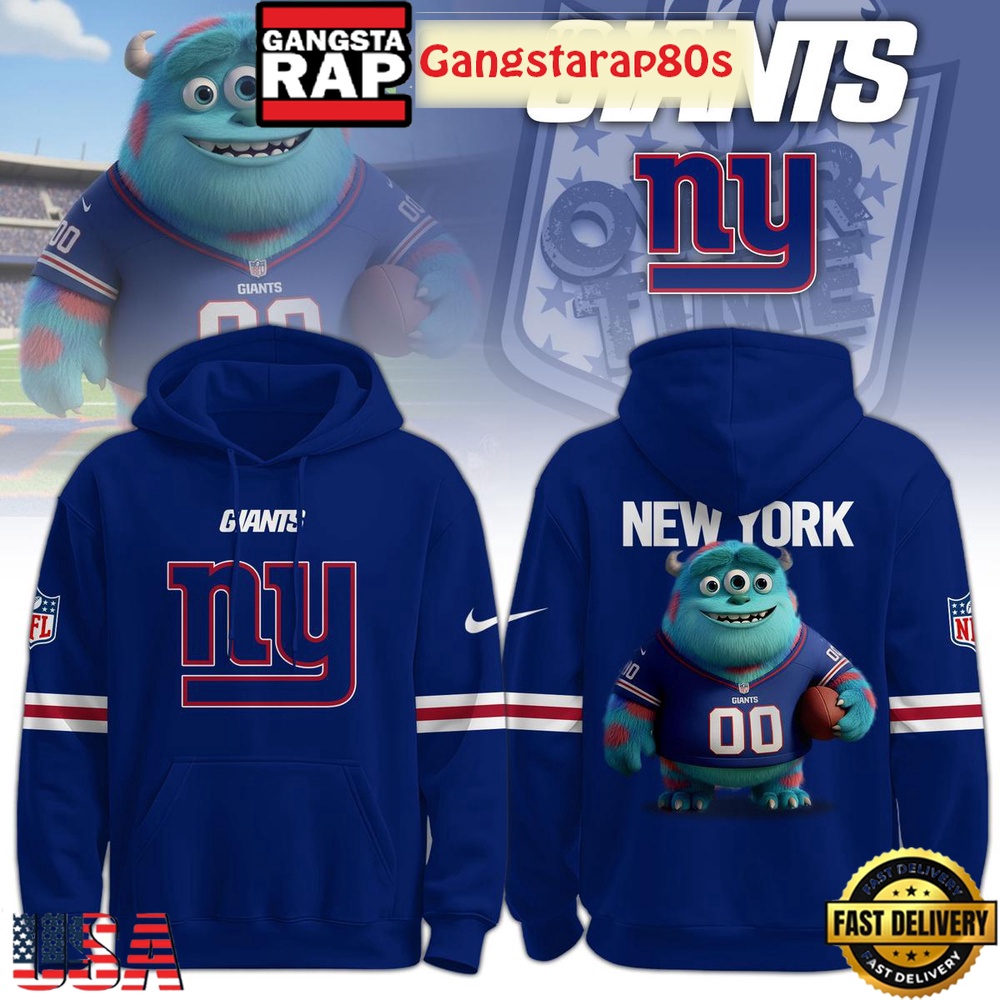 New York Giants x Monsters 2025 Custom Limited Edition Hoodie