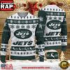 NFL New York Jets 2025 Reindeer Christmas Tree Ugly Xmas Sweater