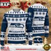 NFL Seattle Seahawks 2025 Reindeer Christmas Tree Ugly Xmas Sweater