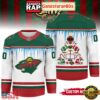 NHL Minnesota Wild Christmas New 2025 Custom Number Hockey Jersey 2 NHL Minnesota Wild Christmas New 2025 Custom Number Hockey Jersey