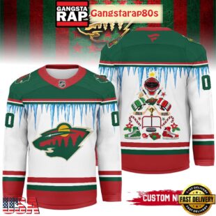 NHL Minnesota Wild Christmas New 2025 Custom Number Hockey Jersey